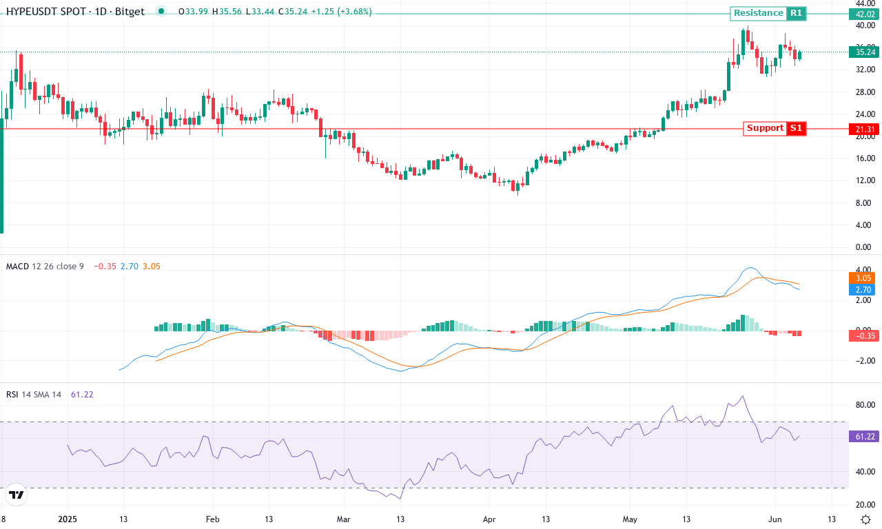 Hype price chart