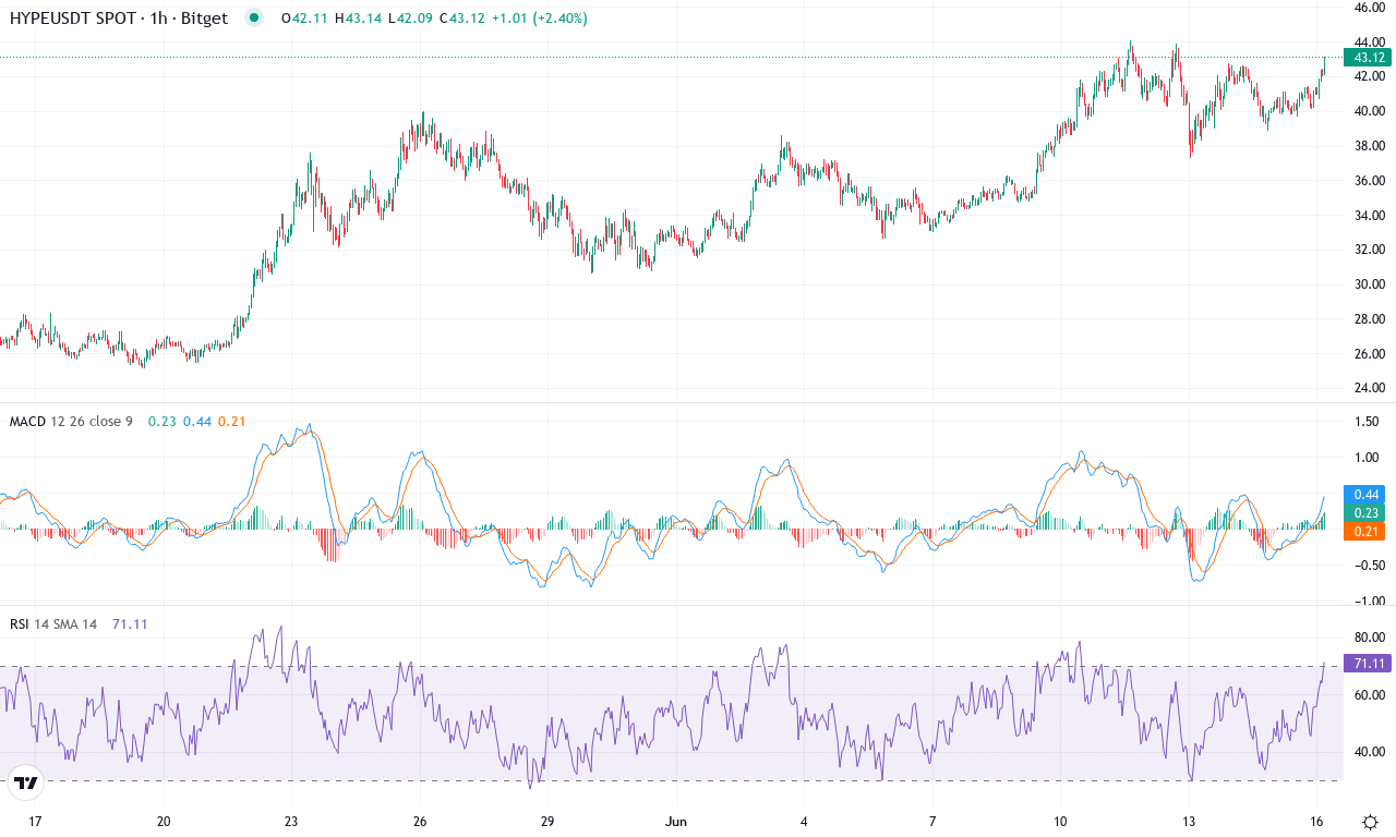 Hype price chart