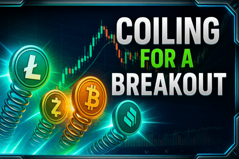 Litecoin, bitcoin cash, zcash, and compound coiled as bulls eye breakout triggers amid healing sentiment