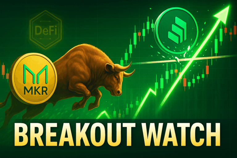Mkr bulls test resistance as comp eyes breakout momentum amid defi reawakening