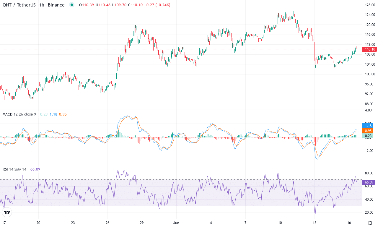 Qnt price chart
