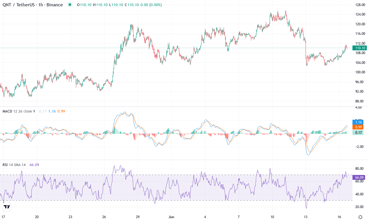 Qnt price chart
