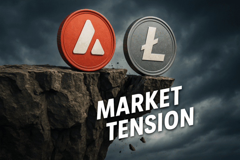 Avax and litecoin on edge as key support levels test nerves—will sellers trigger the next breakdown