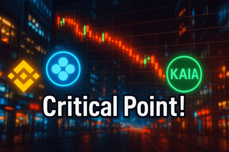 Bnb, okb, and kaia coil near pivotal levels as volatility surge beckons