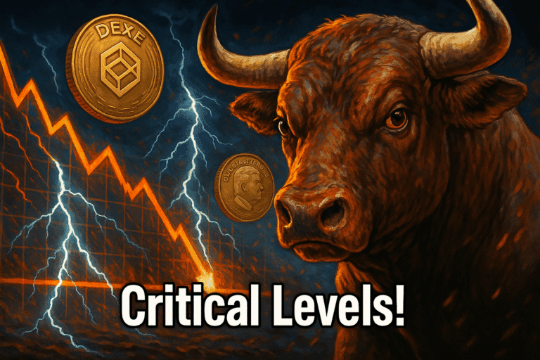 Dexe and official trump face escalating sell pressure as bulls scramble to defend make-or-break support levels