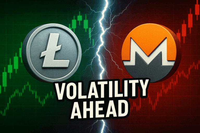 Litecoin and monero coil at critical levels as bulls and bears plot their next volatility surge