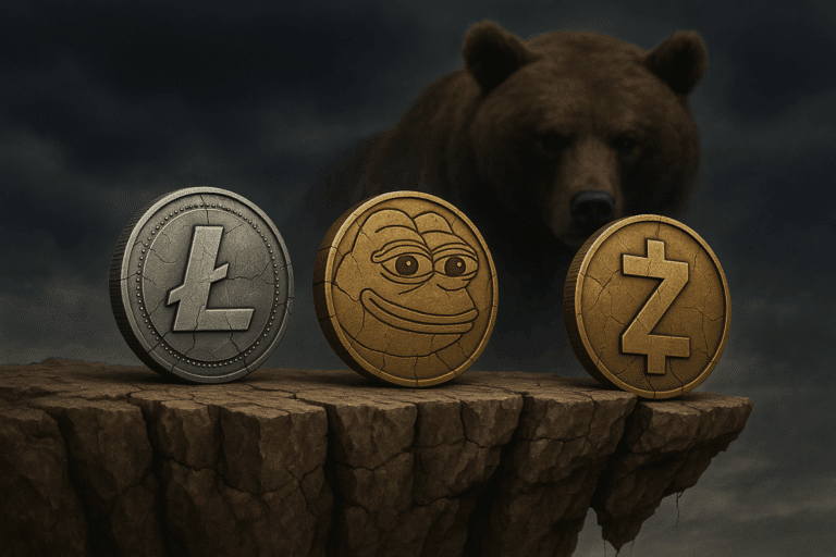 Litecoin, pepe, and zec test make-or-break lows as bears push support to the brink