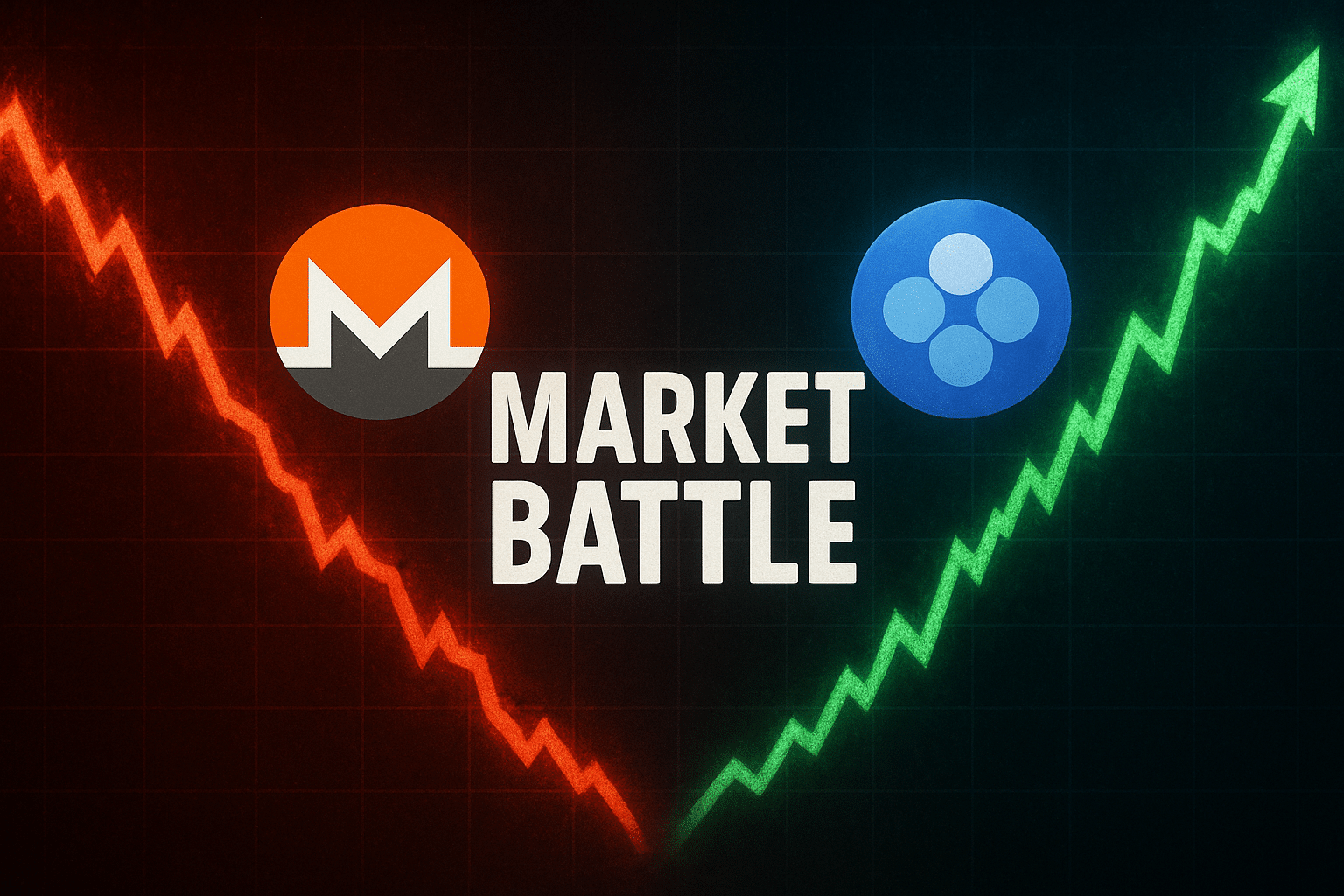 Monero and okb diverge sharply as bears grip xmr while okb eyes momentum shift 20250612