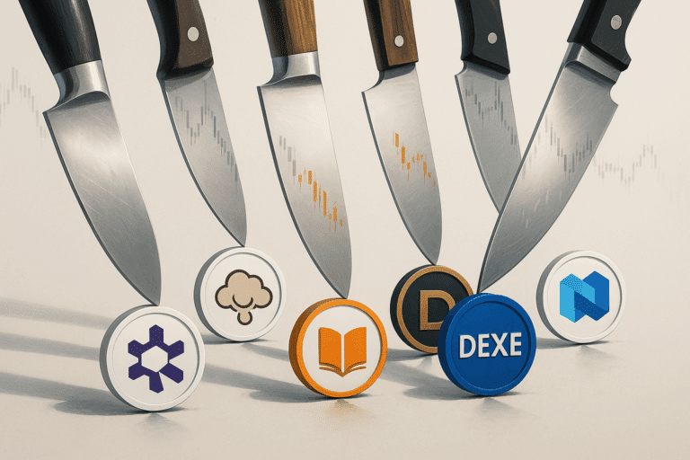 Qnt, fartcoin, story, dexe, and nexo hover on a knife’s edge as bear pressure threatens major support levels