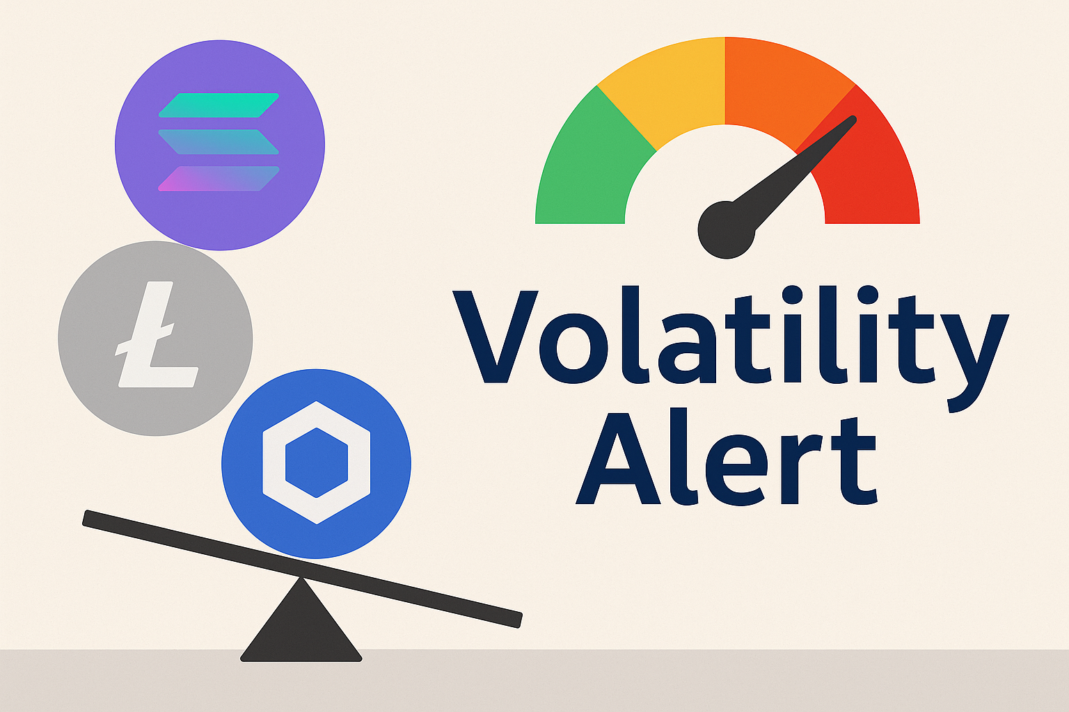 Solana, litecoin, and chainlink teeter at key support as bulls and bears prepare for a sudden volatility surge