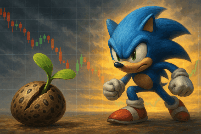 Sonic and chia hover at make-or-break lows as bulls eye faint reversal signal
