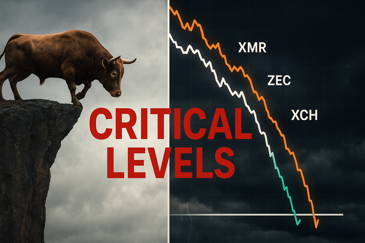 Xmr zec and xch teeter as bulls lose grip will key supports trigger a fresh wave 20250615