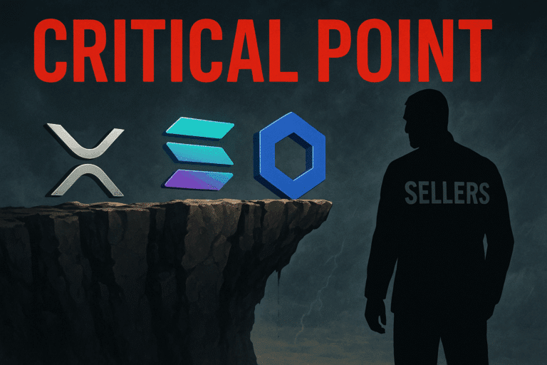 Xrp, solana, and chainlink hover at make-or-break lows as sellers circle key supports