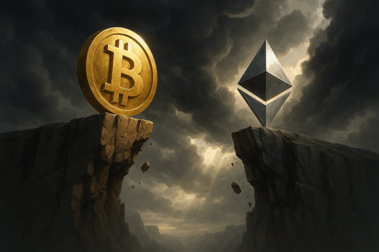 Bitcoin and ethereum on edge as bulls fend off key support amid mounting pressure