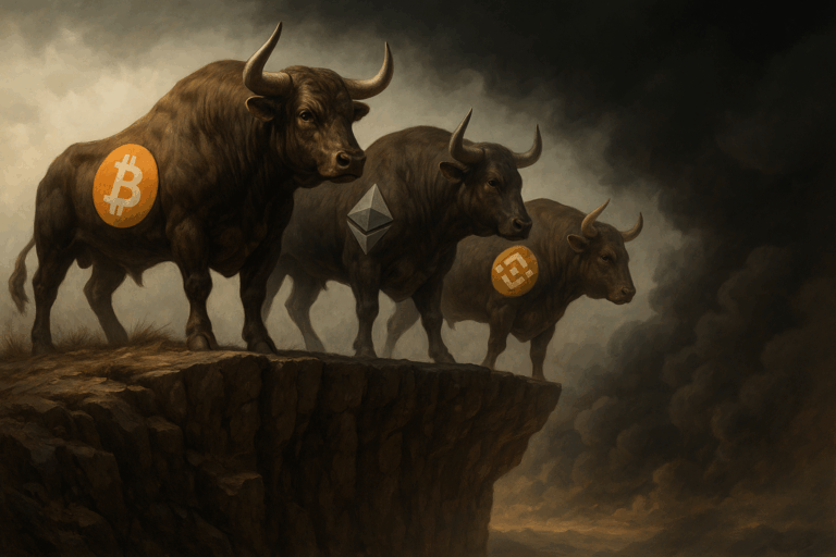 Bitcoin, ethereum, and bnb bulls on the brink as bearish momentum presses key support