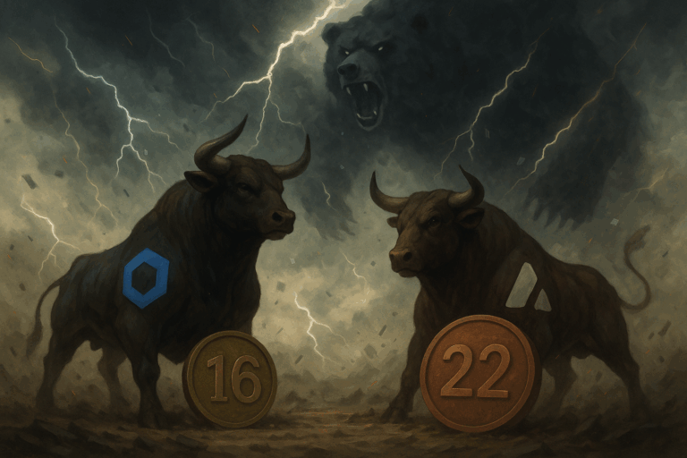Chainlink and avalanche bulls stand guard as ,  levels face intense bear assault