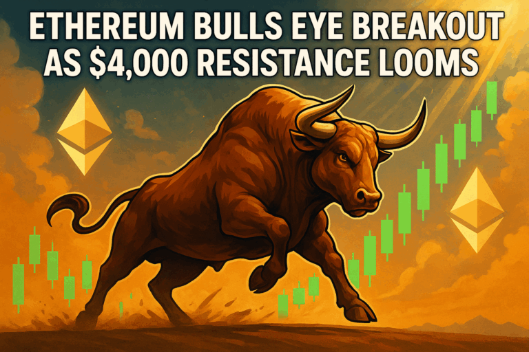 Ethereum bulls eye breakout as $4,000 resistance looms—will momentum trigger a summer trend shift?